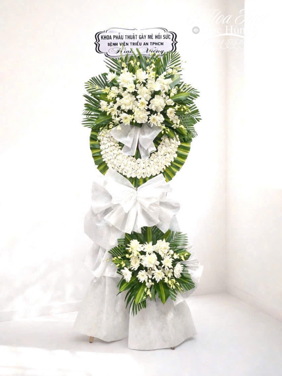Hoa Chia Buồn Màu Trắng